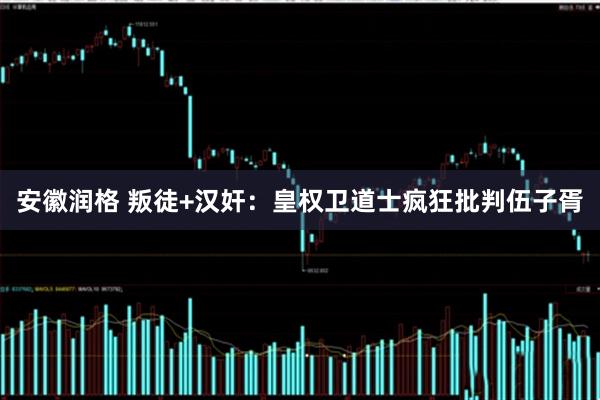 安徽润格 叛徒+汉奸:皇权卫道士疯狂批判伍子胥