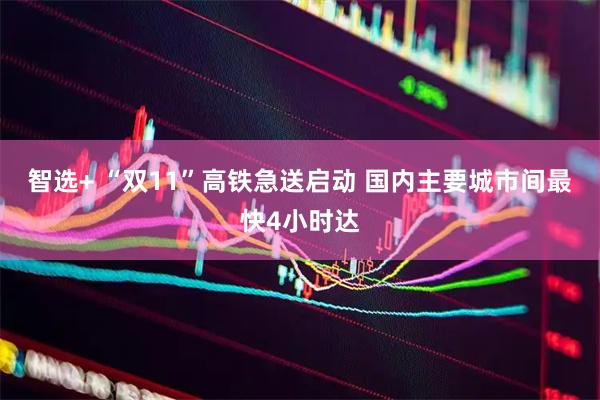 智选+ “双11”高铁急送启动 国内主要城市间最快4小时达
